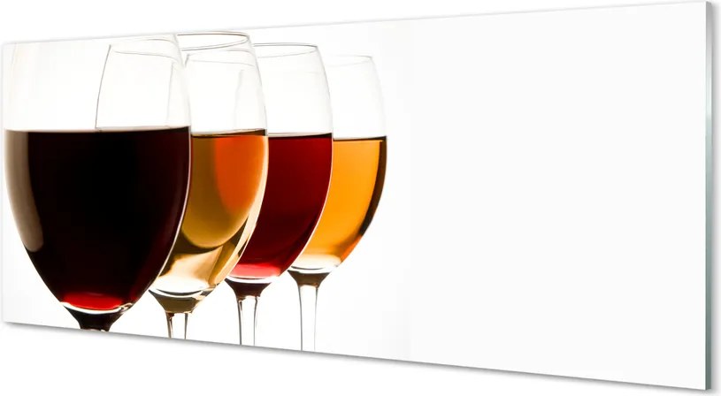 Szklany Panel Zestaw Kieliszków do Wina