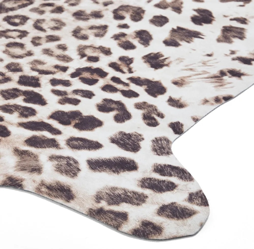 Brązowo-beżowy dywan 155x130 cm Faux Leopard – Think Rugs