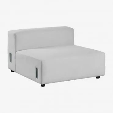 Moduł Środkowy 105x113 Cm Do Sofy Modułowej Bruna Tkaniny Gris Glacial - Sklum