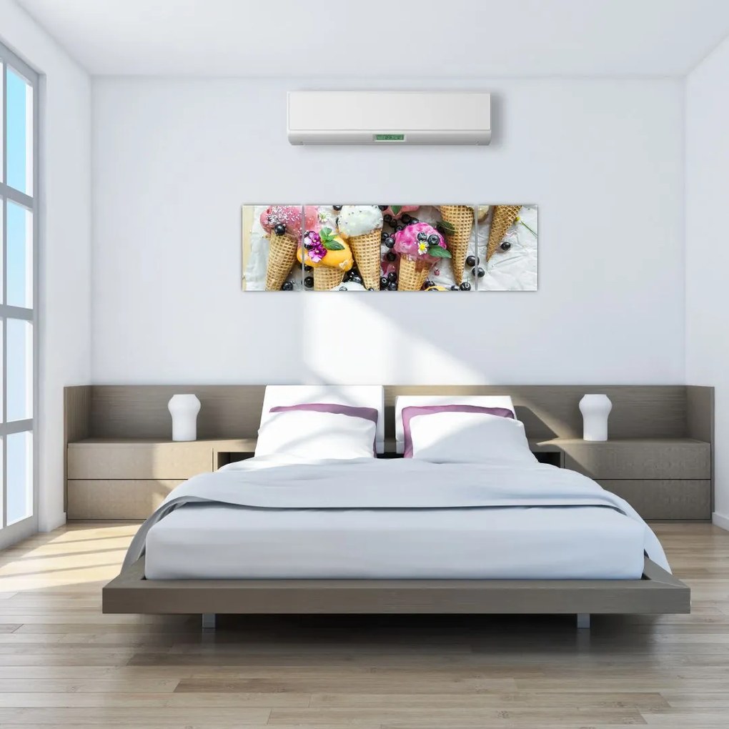 Obraz z lodami (170x50 cm)