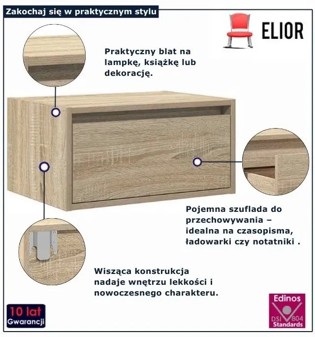 Szafka nocna do sypialni F5-E59