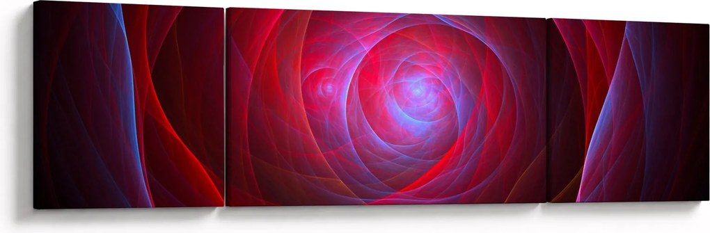 Abstrakcyjny obraz oczu (170x50 cm)