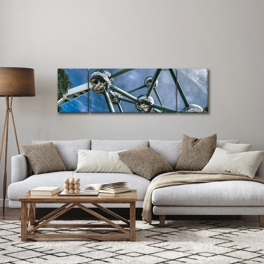 Obraz - Atomium w Brukseli (170x50 cm)
