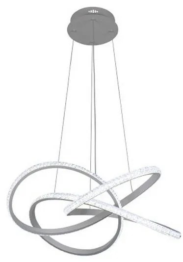 Ściemnialny żyrandol LED na lince 95W/230V 3000-6500K śr. 57 cm + pilot