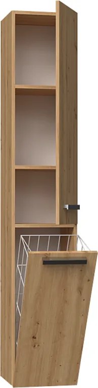 Meble łazienkowe, Dąb Artisan, 30 x 174 x 30 cm