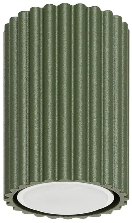 Zielona nowoczesna lampa sufitowa tuba - D286-Melson