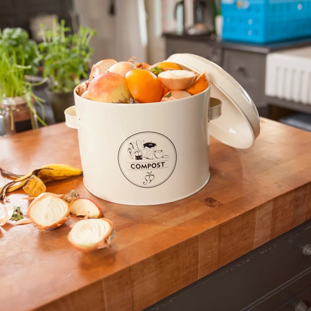 Okrągły pojemnik na odpadki organiczne Esschert Design Farma
