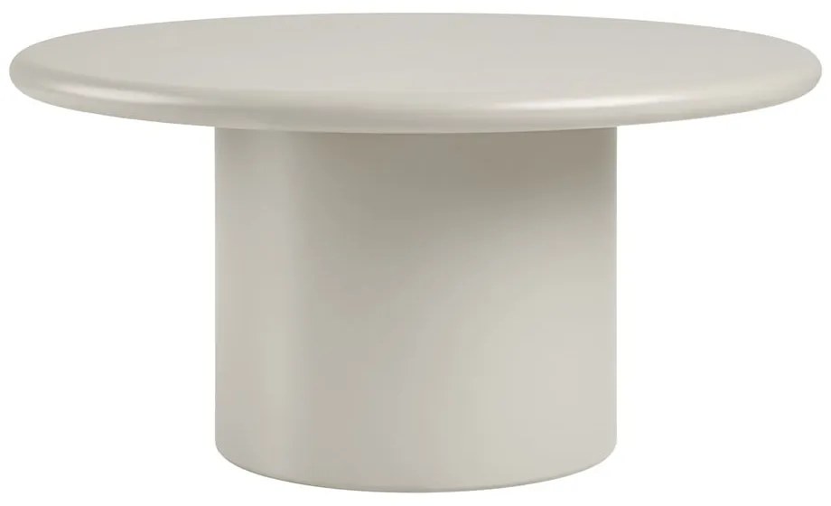Kremowy okrągły stolik ø 80 cm Nagano – House Nordic