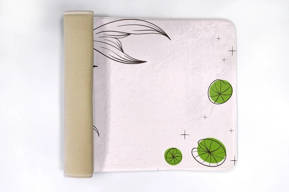 Dywanik pod prysznic Dywanik pod prysznic Karpie Koi Rybki