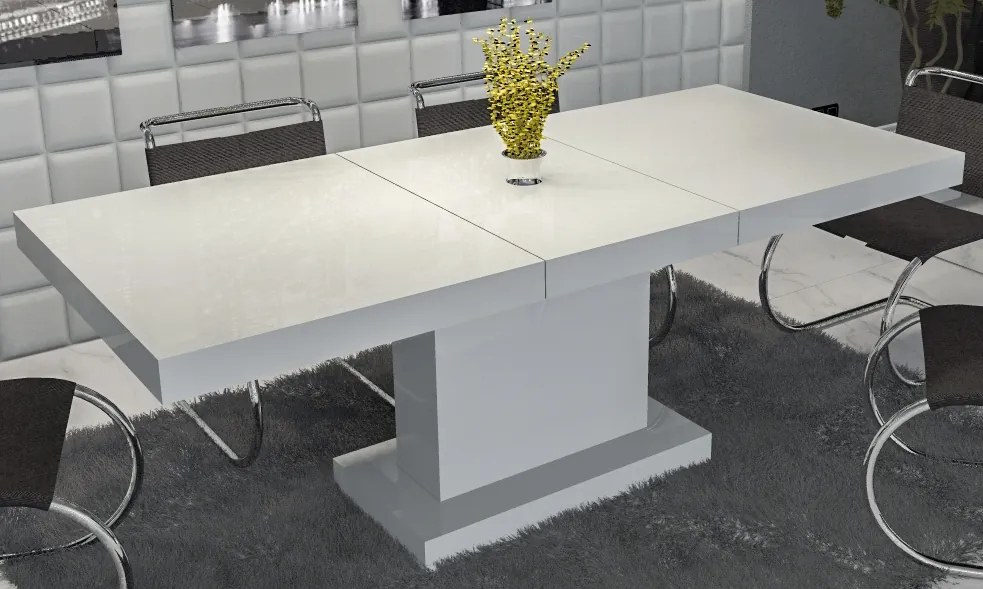 Rozkładany stół do jadalni w wysokim połysku Major