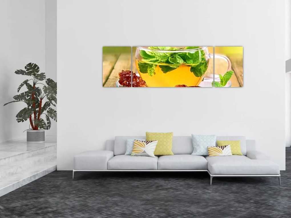 Obraz - Herbata (170x50 cm)