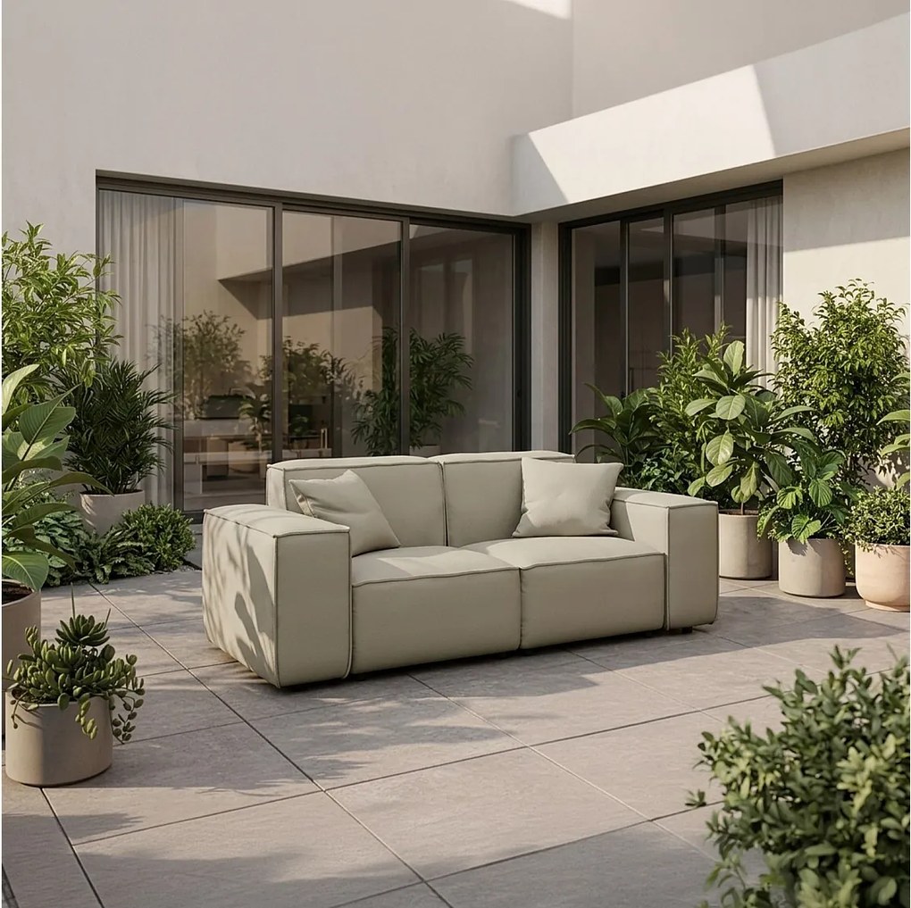 Sofa 2-osobowa Patio, tkanina Odyssey, pearl (01)