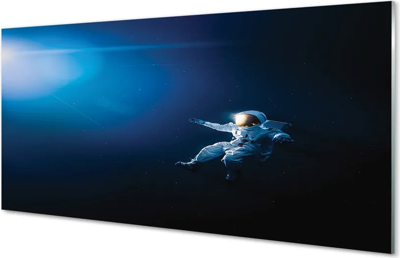 Szkło do Kuchni na Ścianę Astronauta w Otchłani Kosmosu