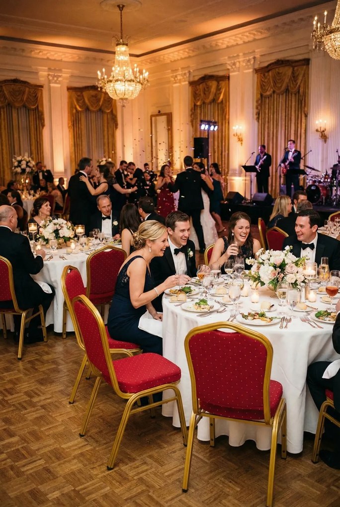 Czerwone bankietowe krzesło sztaplowane K7-S50