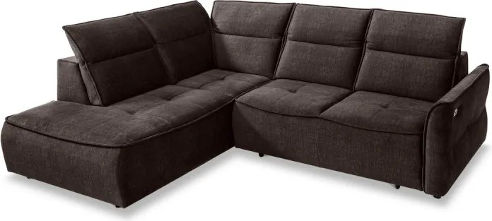 Narożnik MURILLO L z elektryczną regulacją siedziska Lewostronny w tkaninie VOGUE 06 WERSAL