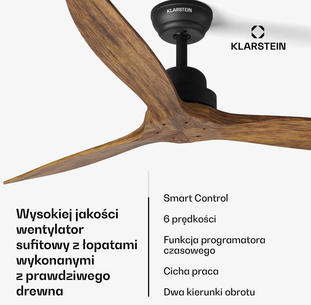 Klarstein Santa Elena Smart wentylator sufitowy