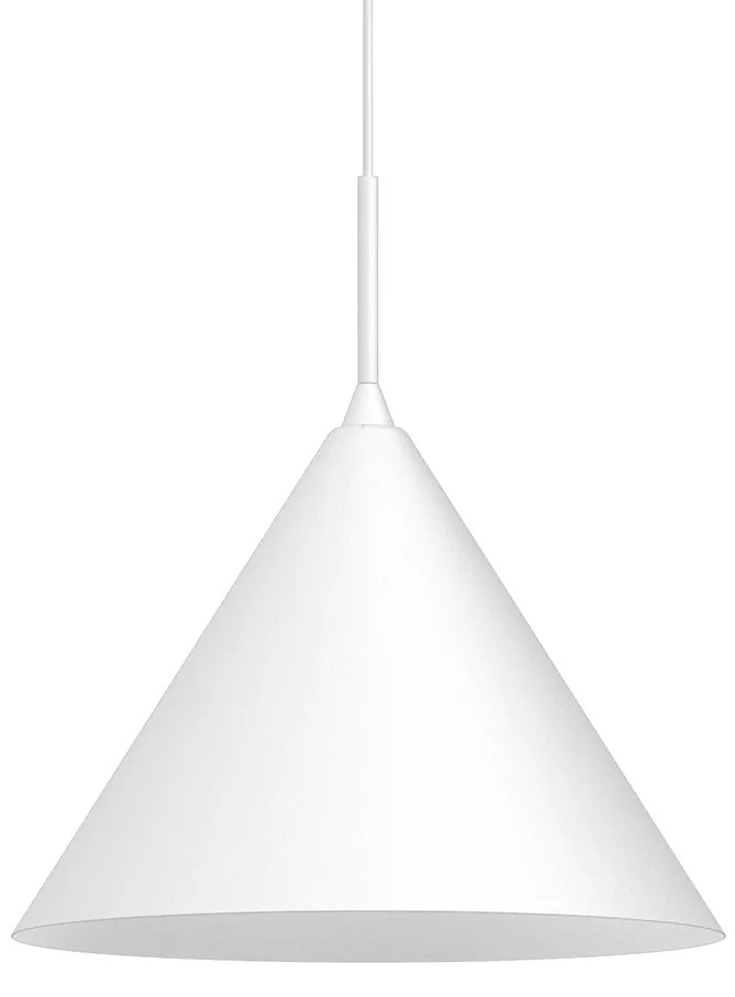 Lampa wisząca CAPITAL WHITE Ø32cm 1xGX53, biała, jeden klosz, pojedyncza