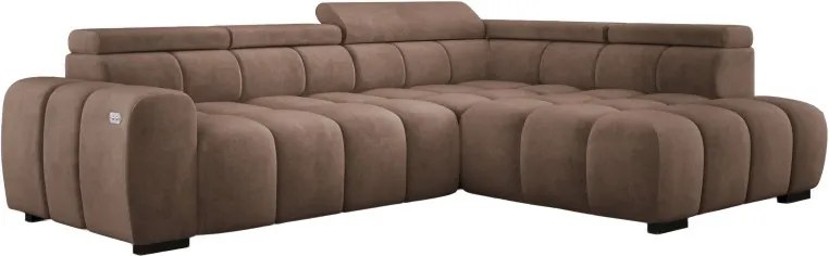 Narożnik BULL L Prawostronny z Elektryczną Regulacją SALVADOR 03 WERSAL