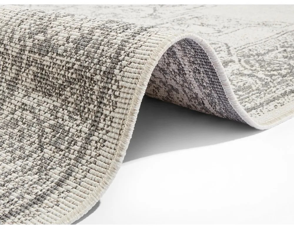 Szaro-kremowy dywan odpowiedni na zewnątrz NORTHRUGS Borbon, 200x290 cm