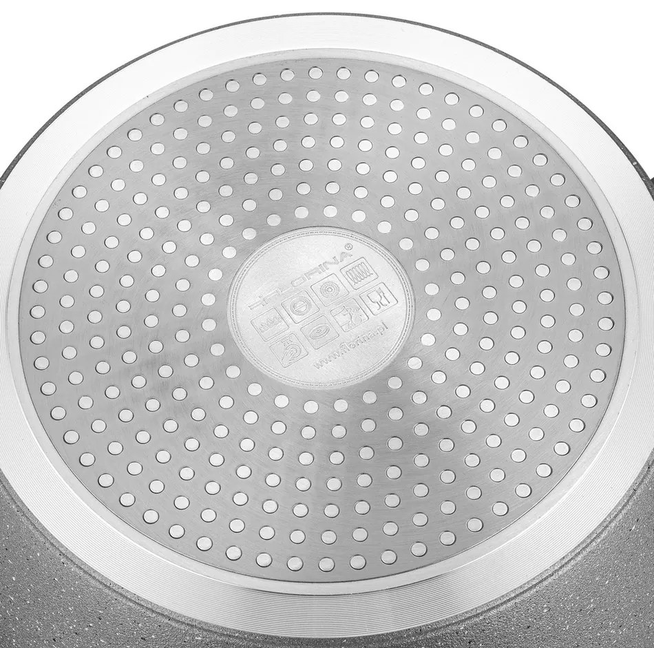 Florina Garnek z pokrywką Stone na indukcję i gaz Lava Stone MG, 16 cm, 1,2 l, śred. 16 cm