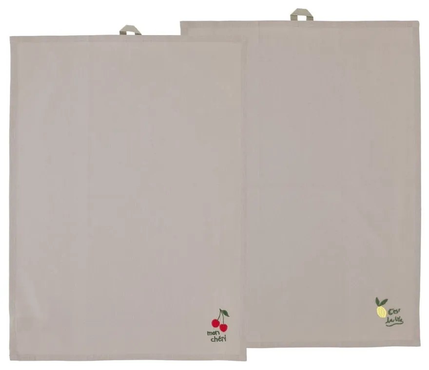Bawełniane ścierki zestaw 2 szt. 50x70 cm Bistro – Södahl