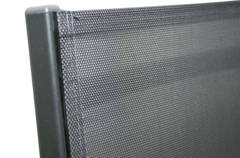 Doppler CONCEPT TEAK FSC® 4+1 - ogrodowy zestaw wypoczynkowy (aluminium/drewno tekowe)