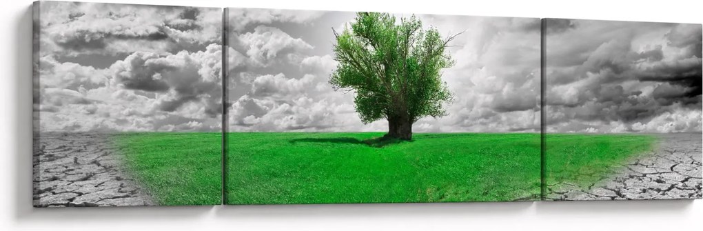 Obraz - Kawałek natury w mieście (170x50 cm)