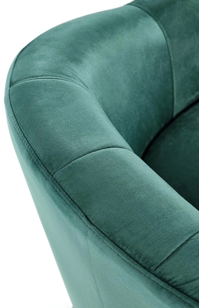 MARSHAL Fotel wypoczynkowy, Ciemny zielony, Klasyczny, Podłokietniki