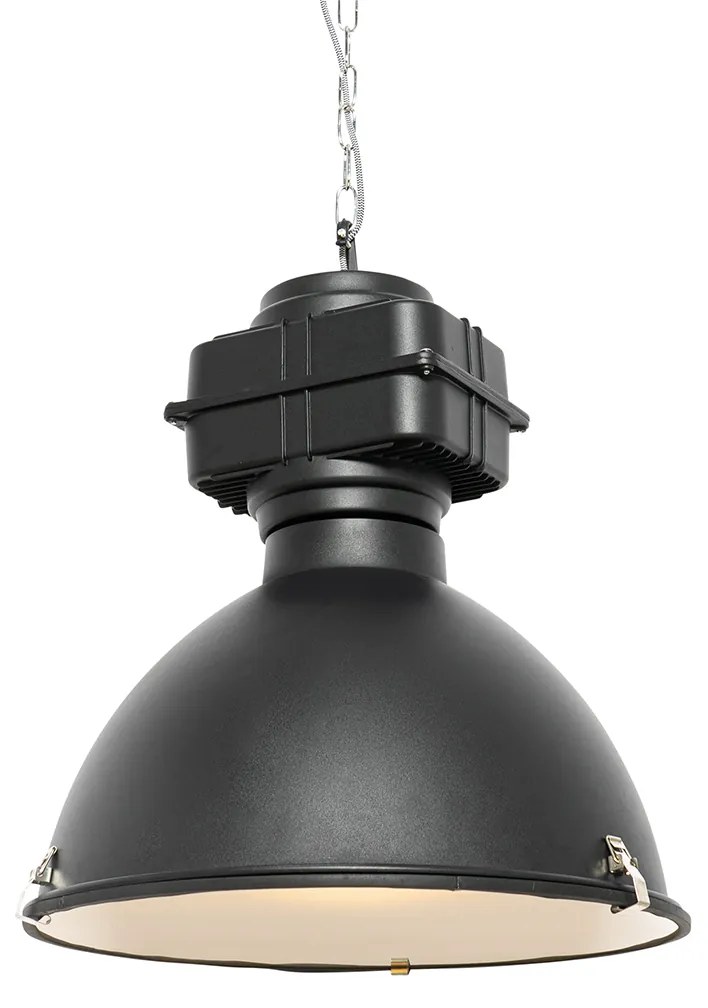 Industrialna lampa wisząca czarna 53,5 cm - Sicko