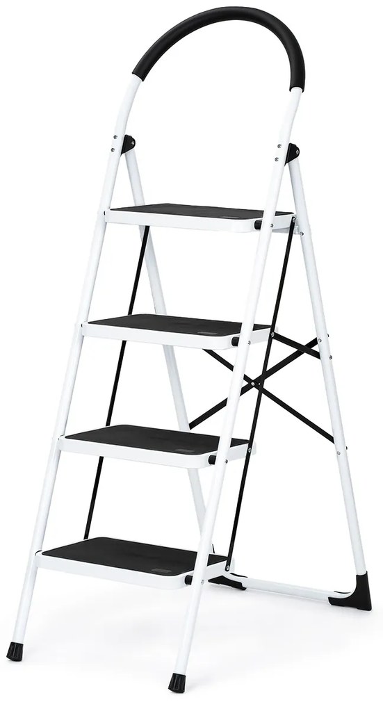 4Home Składane schodki stalowe Steps, 4 stopnie, 4 stopnie