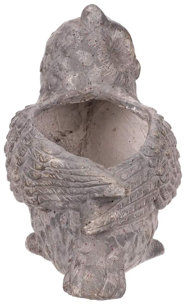 Osłonka na kwiaty Sowa, 34 x 33 x 23 cm, Mgo