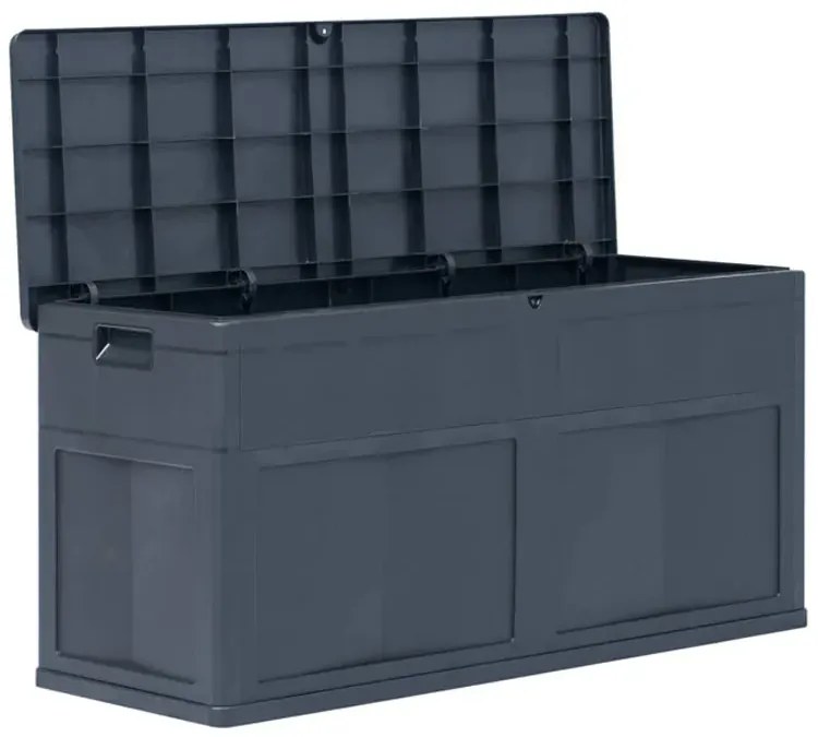 Czarna skrzynia ogrodowa 320L C2-G67