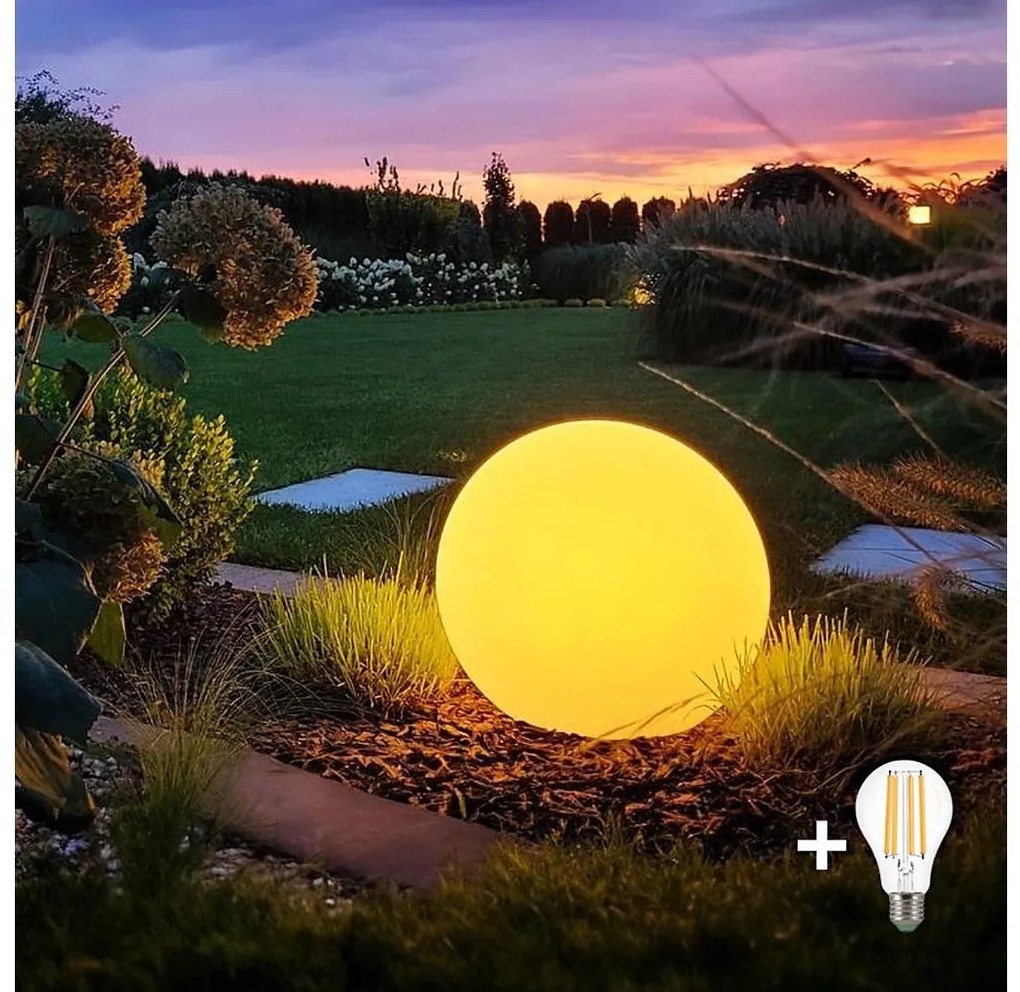 LED Lampa zewnętrzna GLOBO 1xE27/11W/230V śr. 60 cm IP44