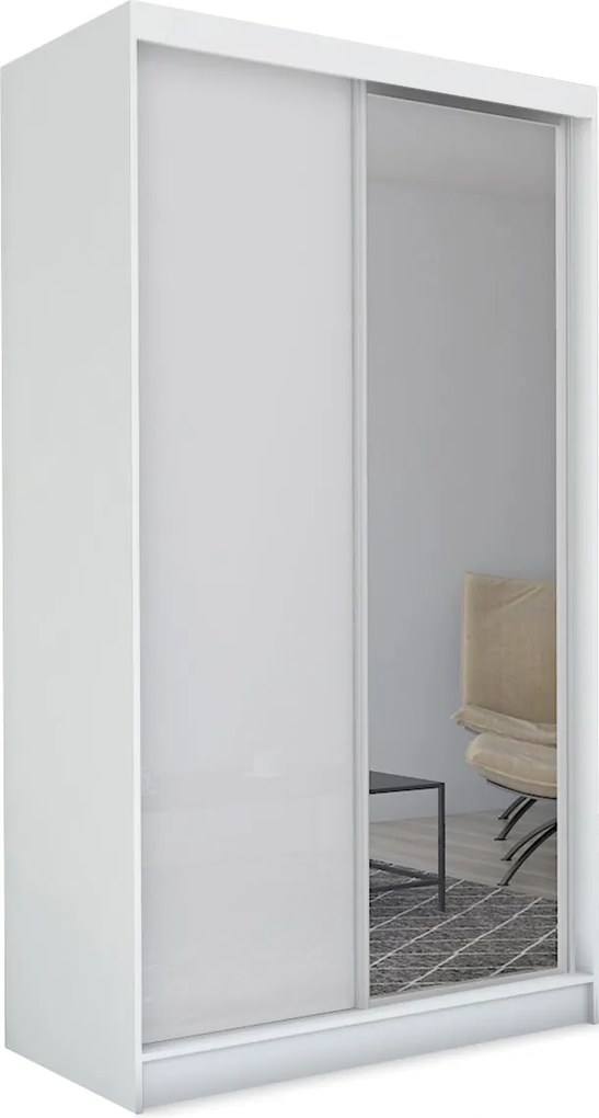Szafa PATRIZIA - Biały / Bez szuflad / 150 cm