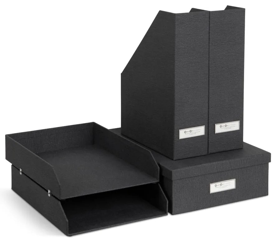 Kartonowe organizery na dokumenty zestaw 5 szt. Holger – Bigso Box of Sweden