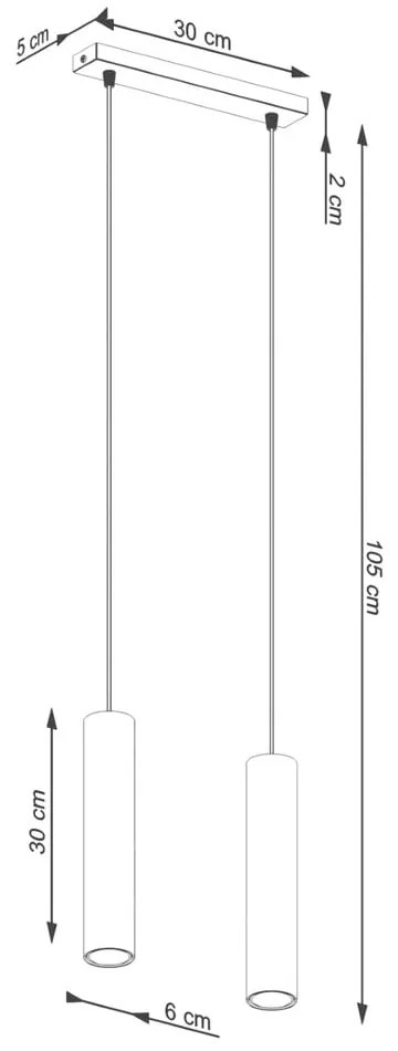 Zielona lampa wisząca Castro – Sollux