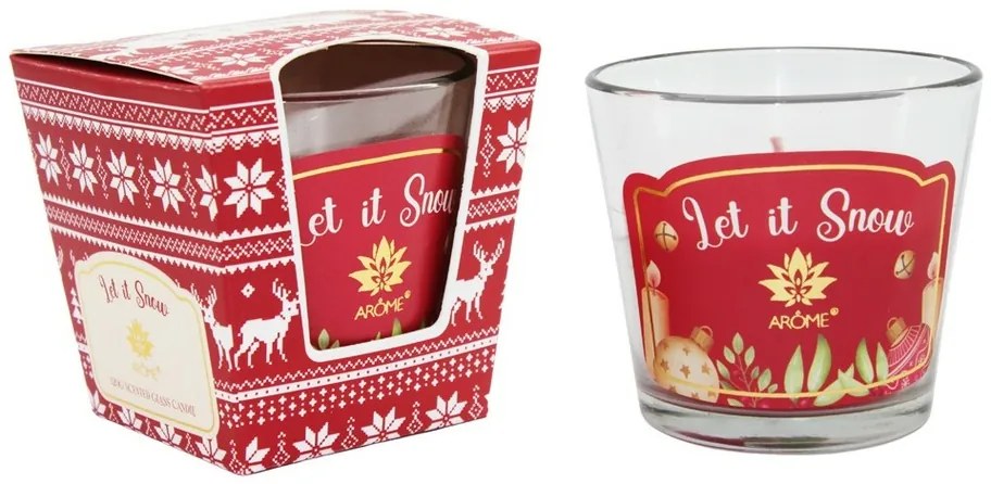 Świeca zapachowa w szklanym pojemniku Spiced Apple, 120 g