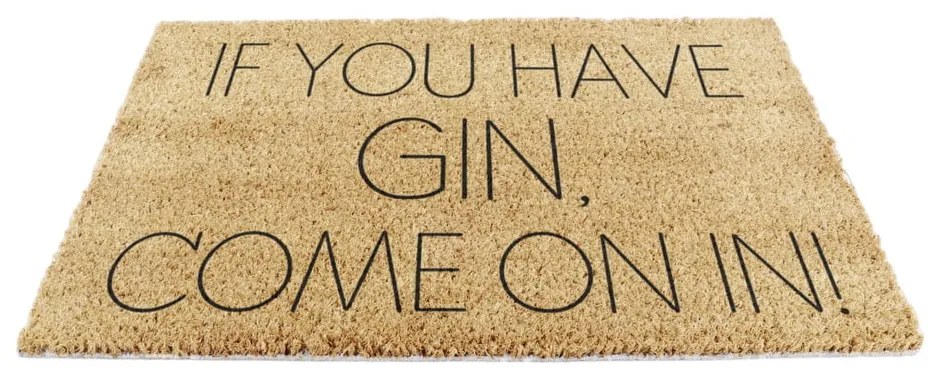 Wycieraczka z włókna kokosowego 40x60 cm If You Have Gin – Artsy Doormats