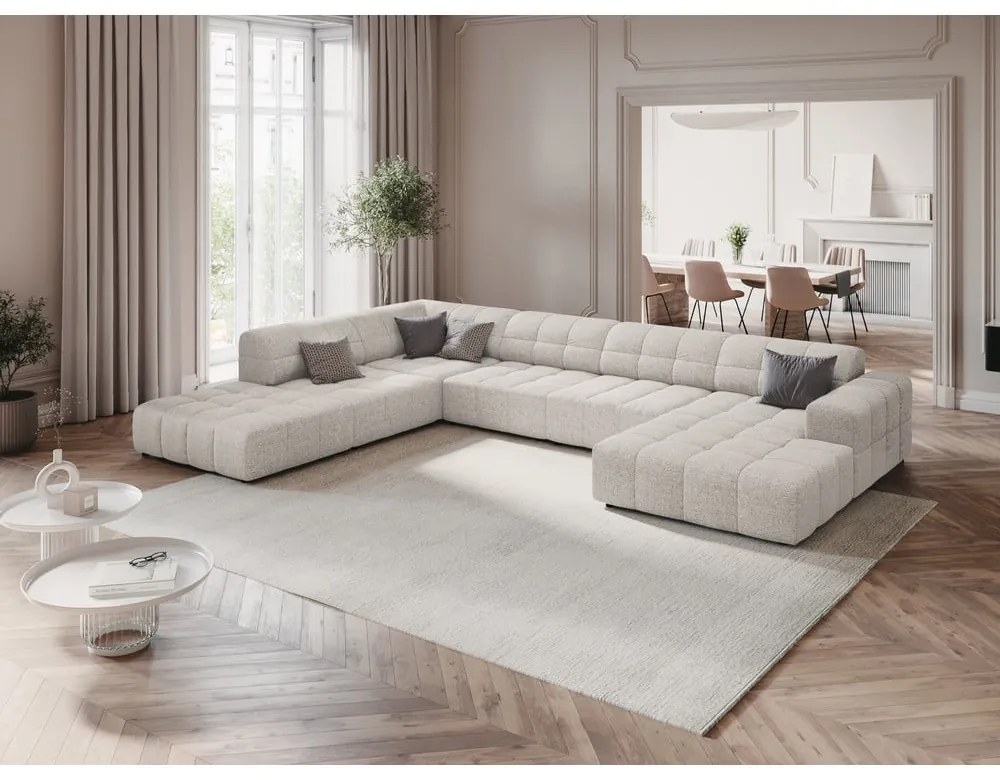 Jasnoszary narożnik (lewostronny/w kształcie litery U) Chicago – Cosmopolitan Design