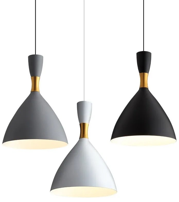 Lampa sufitowa loftowa metalowa wisząca AT18-3SZ-MIX