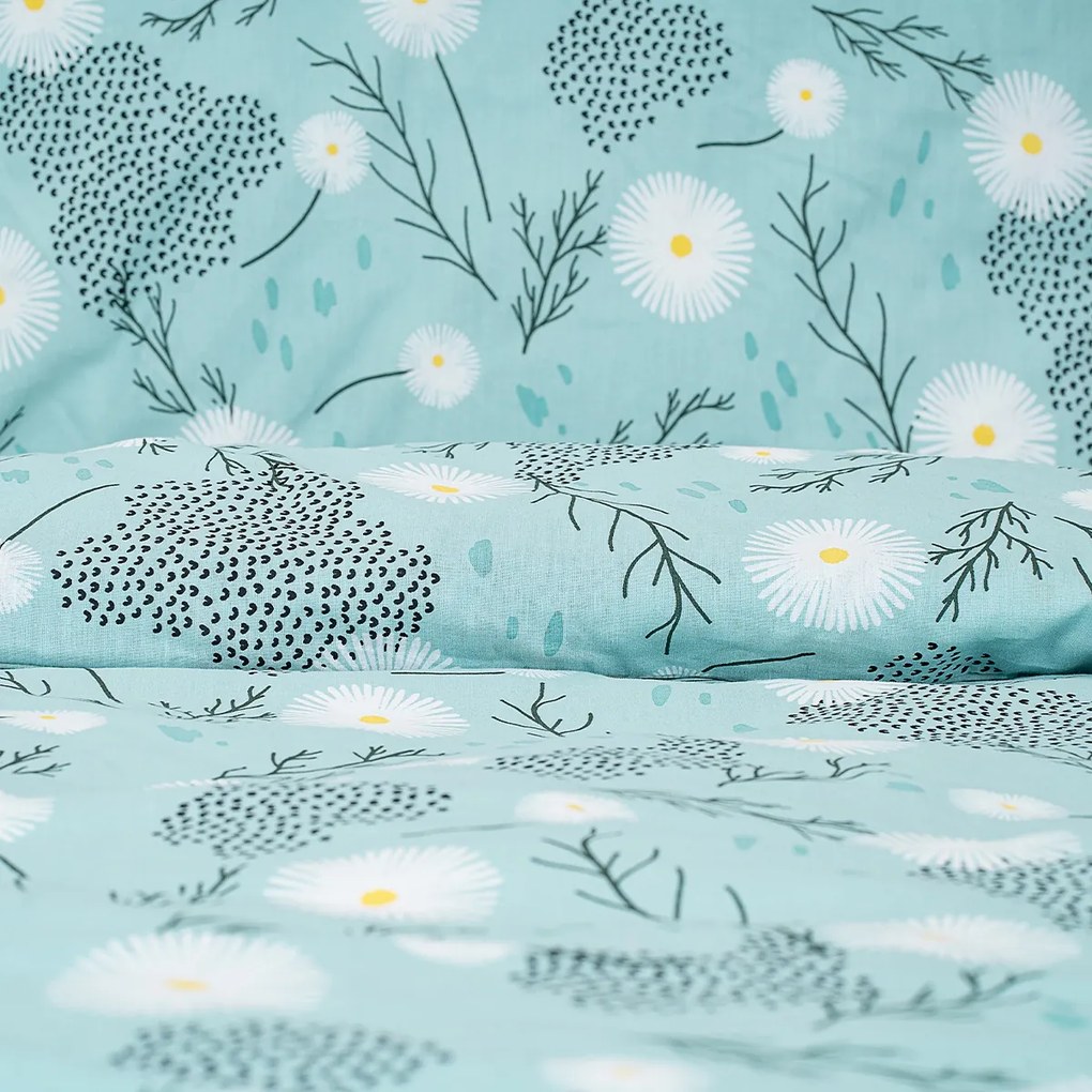 4Home Pościel bawełniana Chamomile, 140 x 200 cm, 70 x 90 cm