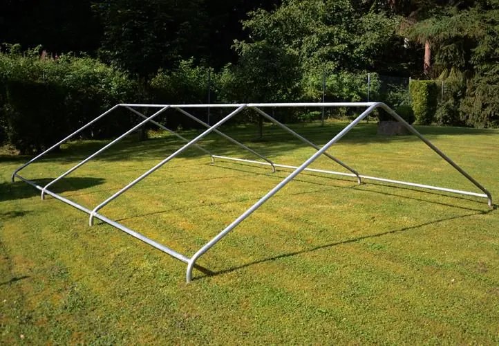 Namiot ogrodowy imprezowy 6×4 m, biały, PVC 400 g/m²