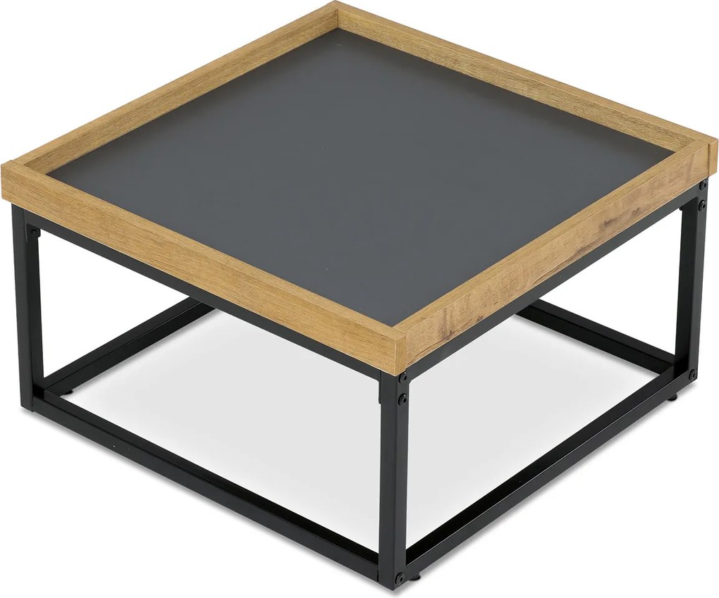 Stół konferencyjny z krawędzią i obwodowąpodstawą, 53 x 53 x 30 cm