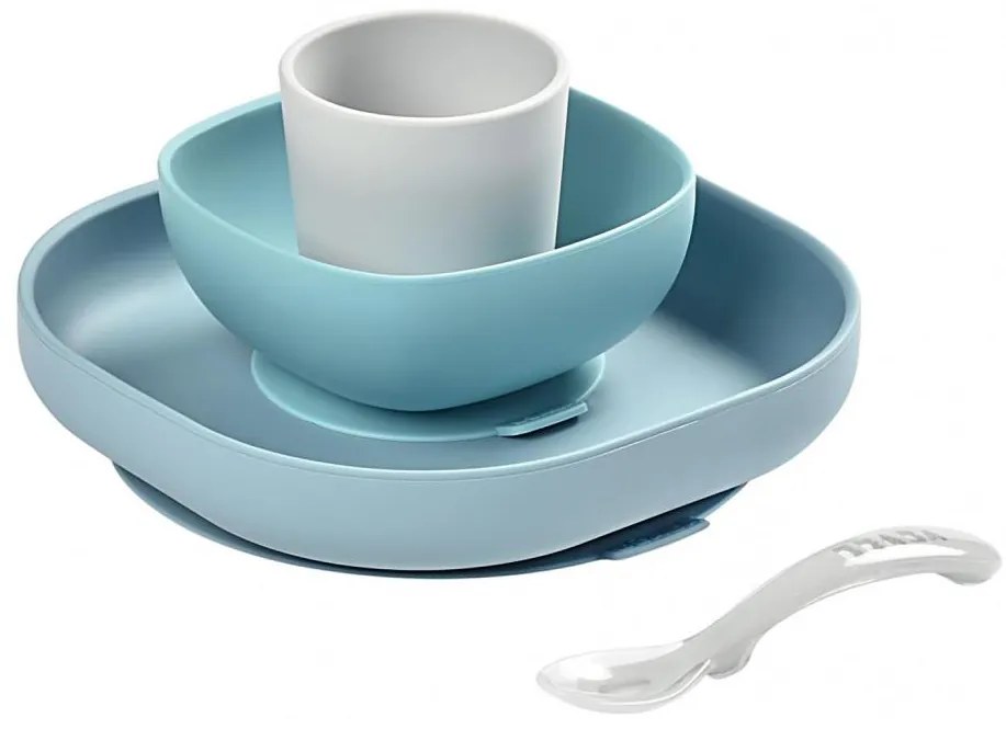 Beaba - Zestaw naczyń dziecięcych Jungle 4 szt.