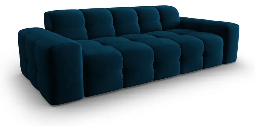 Ciemnoniebieska aksamitna sofa 222 cm Kendal – Micadoni Home