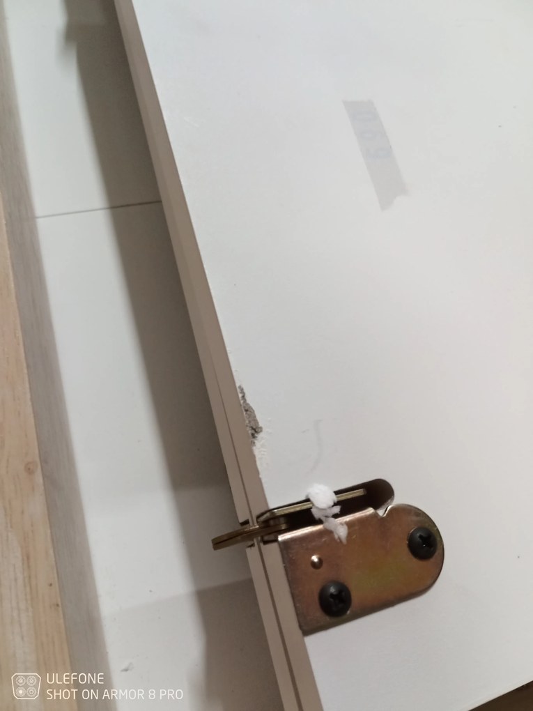 PROMOCJA Biały stół jadalniany COMBO II 120(160)X80, rozkładany II. gatunek