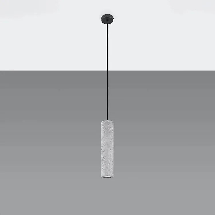 Lampa wisząca LUVO 1 betonowa