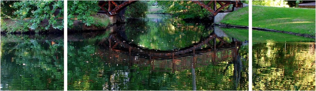 Obraz rzeki (170x50 cm)