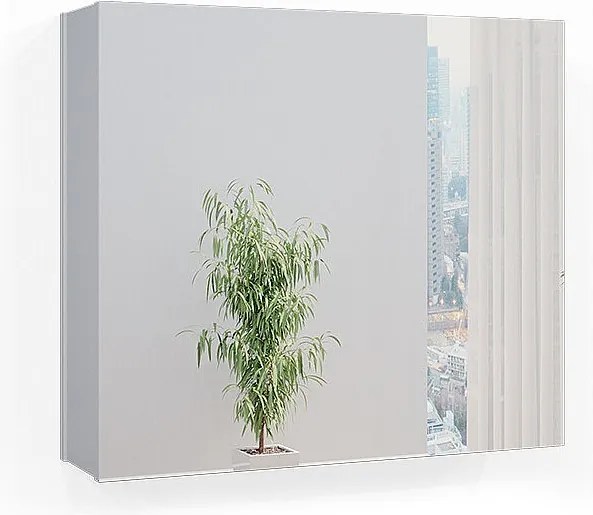 Szafka z lustrem w łazience biały 67x18x59.2 kate