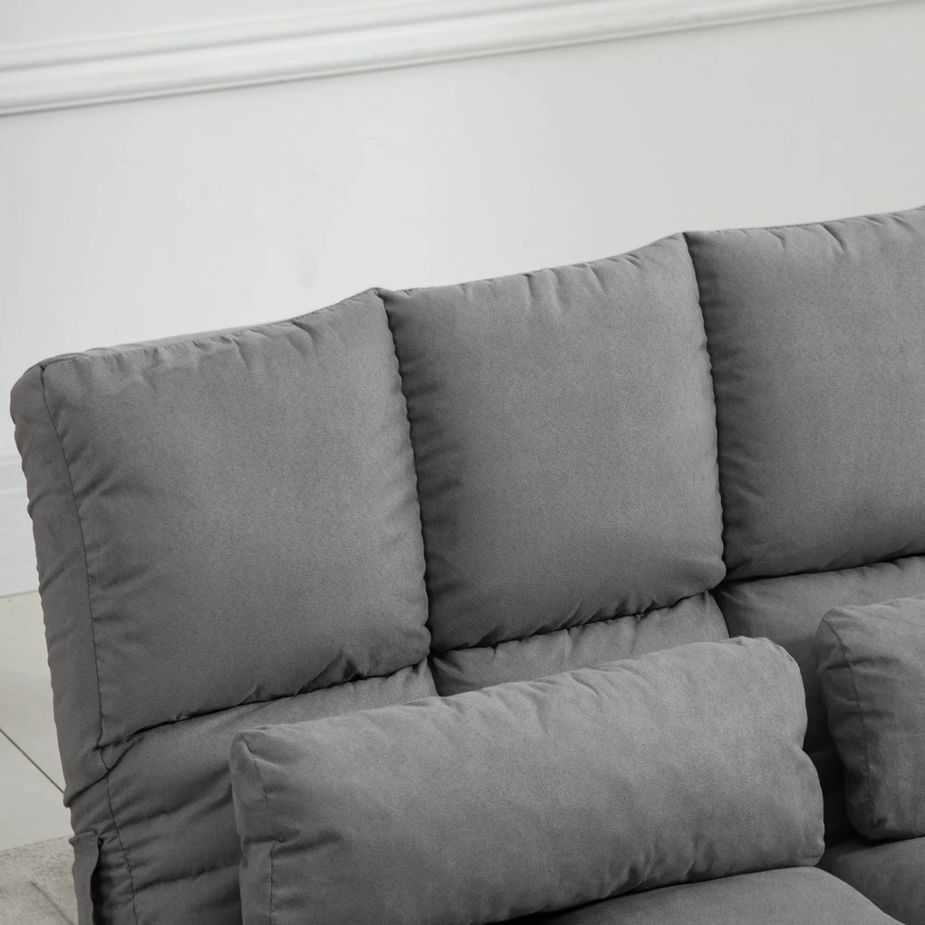 HOMCOM krzesło podłogowe 2 w 1